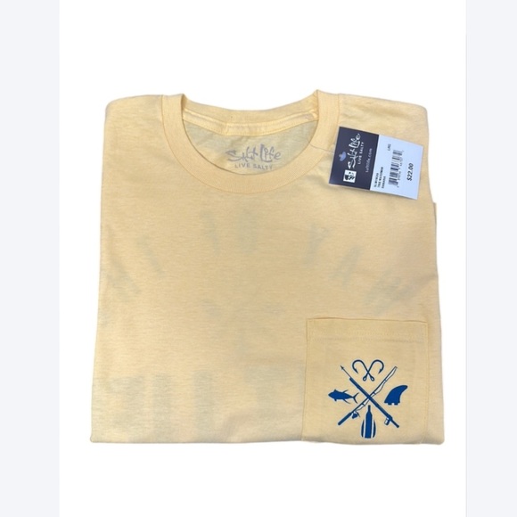 Salt Life Watermen Tee | Short Sleeve | Men’s Large | NWT - Picture 1 of 6